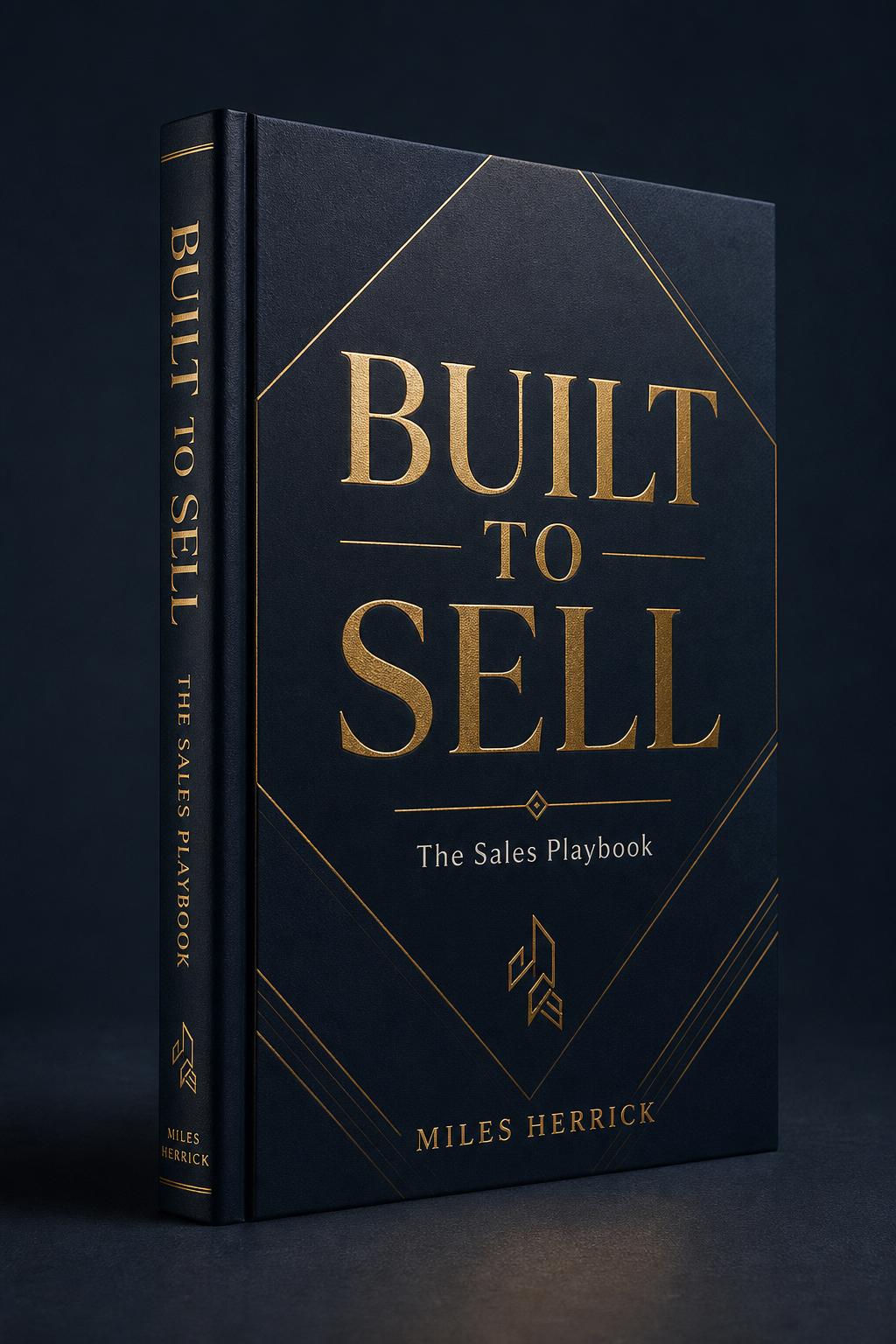 Built to Sell sales playbook — front cover